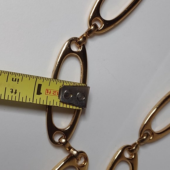 50.5 Inch Gold Tone Metal Belt - Picture 14 of 14